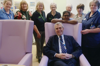 Patients Benefit from Refurbished Discharge Lounge Thanks to Charitable Donations